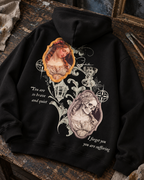 Portrait & Skull — détail du motif
